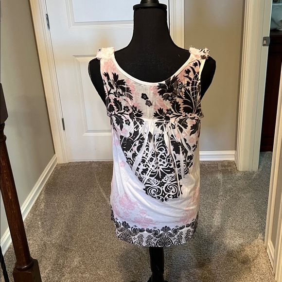 Espresso Black and White Tank Top size L - Picture 8 of 13